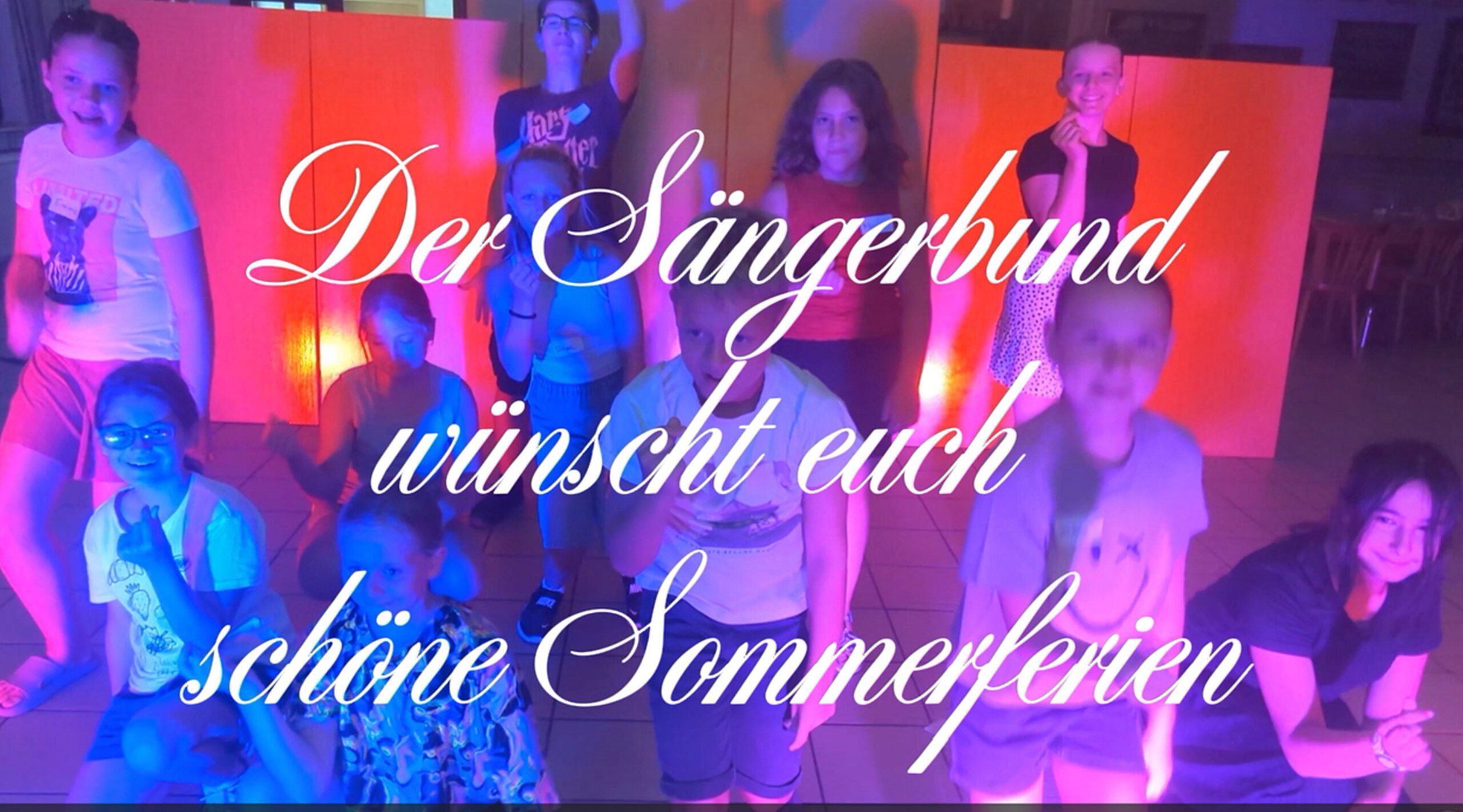 Ferienprogramm beim Sängerbund Wiesental