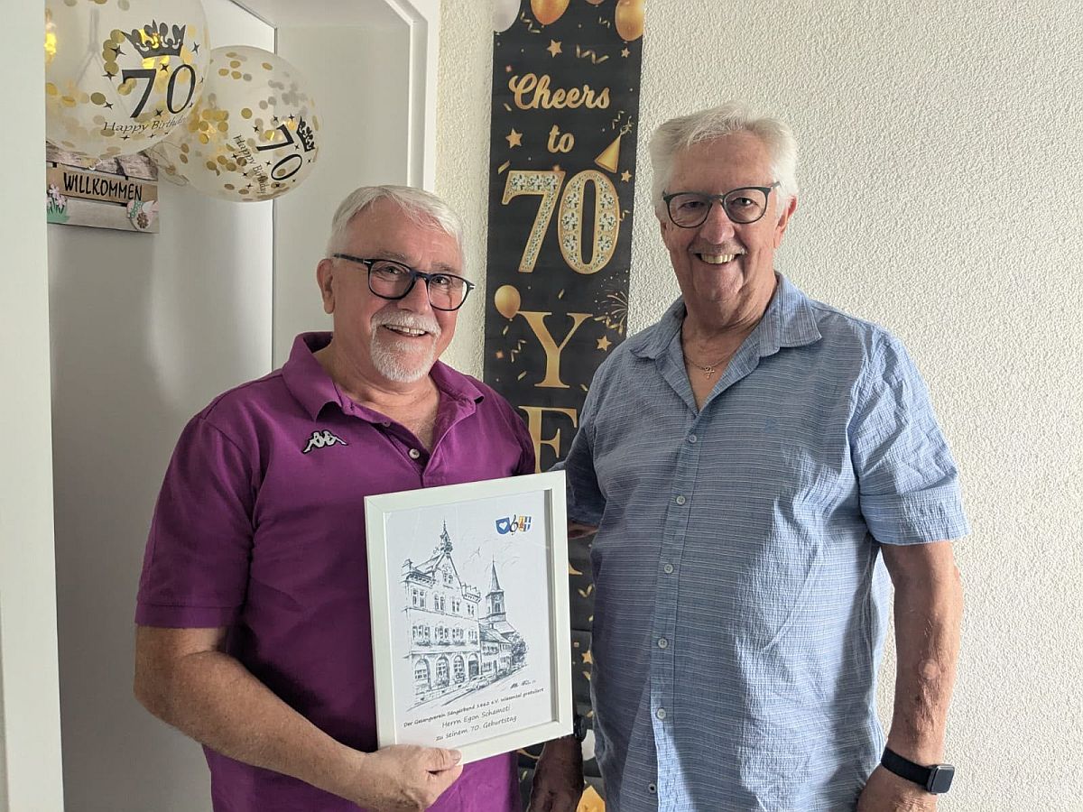Egon Schamoti, Rudi Haas: Herzlichen Glückwunsch zum Geburtstag